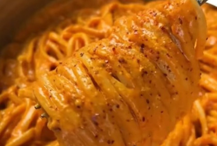 spaghetti burrata