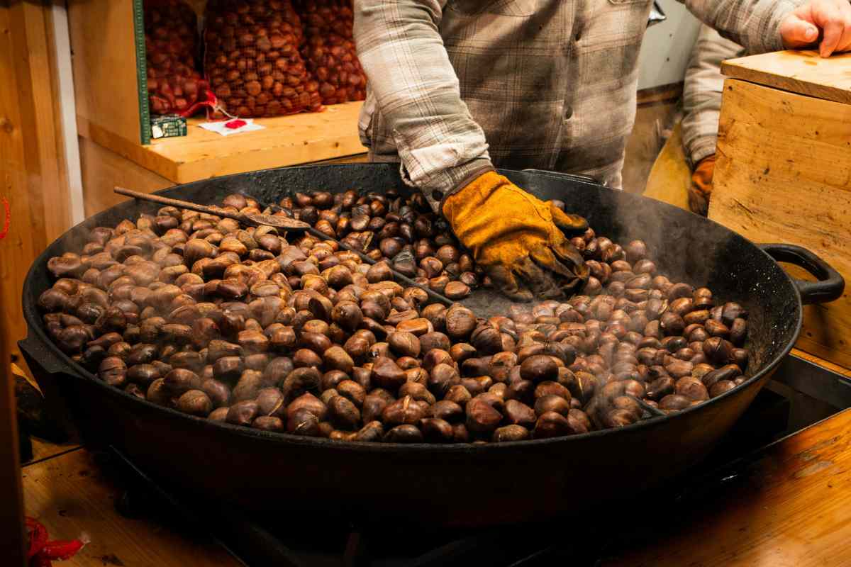 castagne sul fuoco