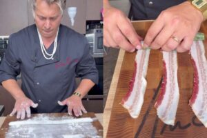Andrea Mainardi prepara gnocchi con pancetta