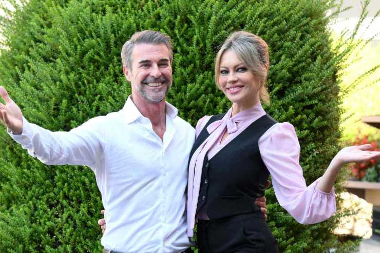 Flavio Montrucchio e Anna Falchi 